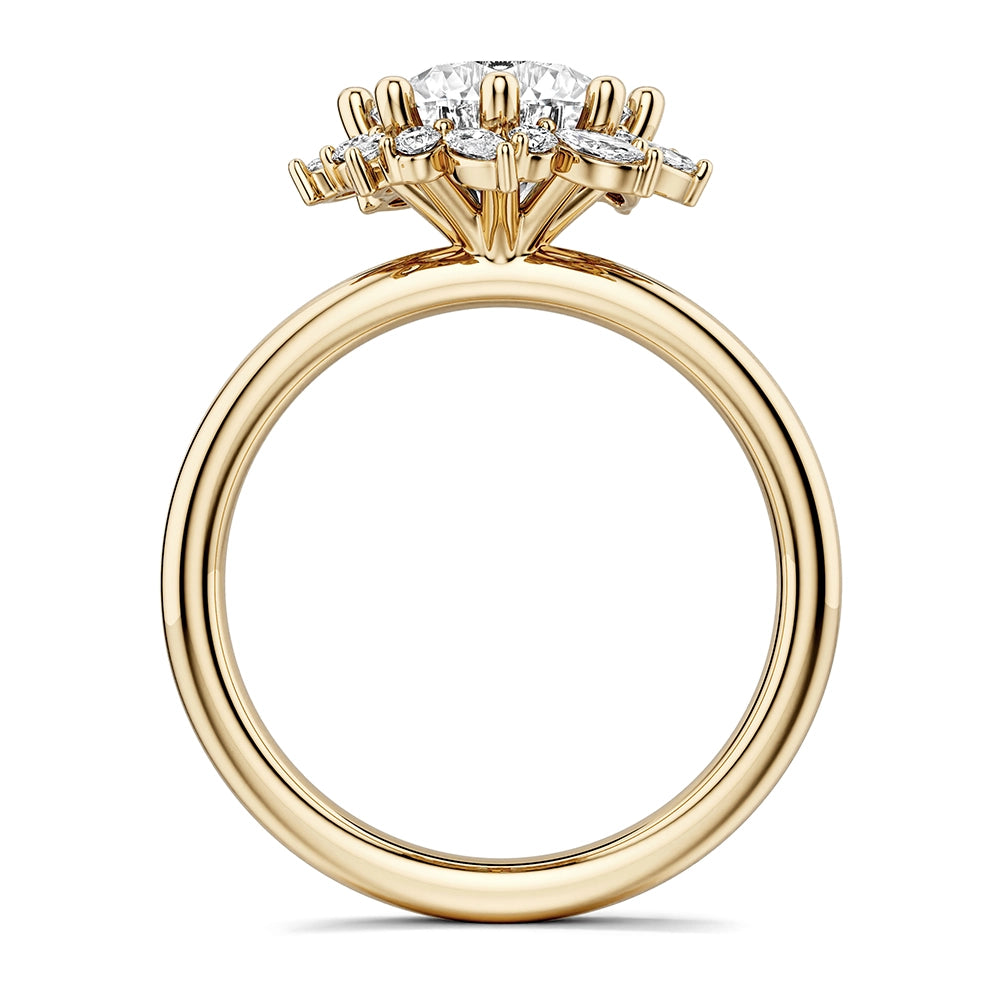 Noam Carver  Engagement Rings in Yellow Gold containing Diamond B490-01YM-200A