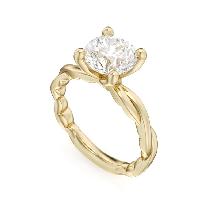 Noam Carver  Engagement in Yellow Gold LU060-01YA2