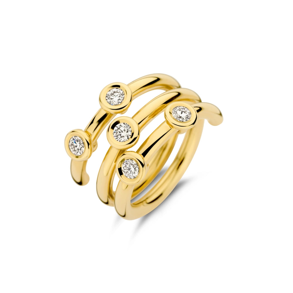 Hulchi Belluni Rings in Yellow Gold containing Diamond 61140-YW