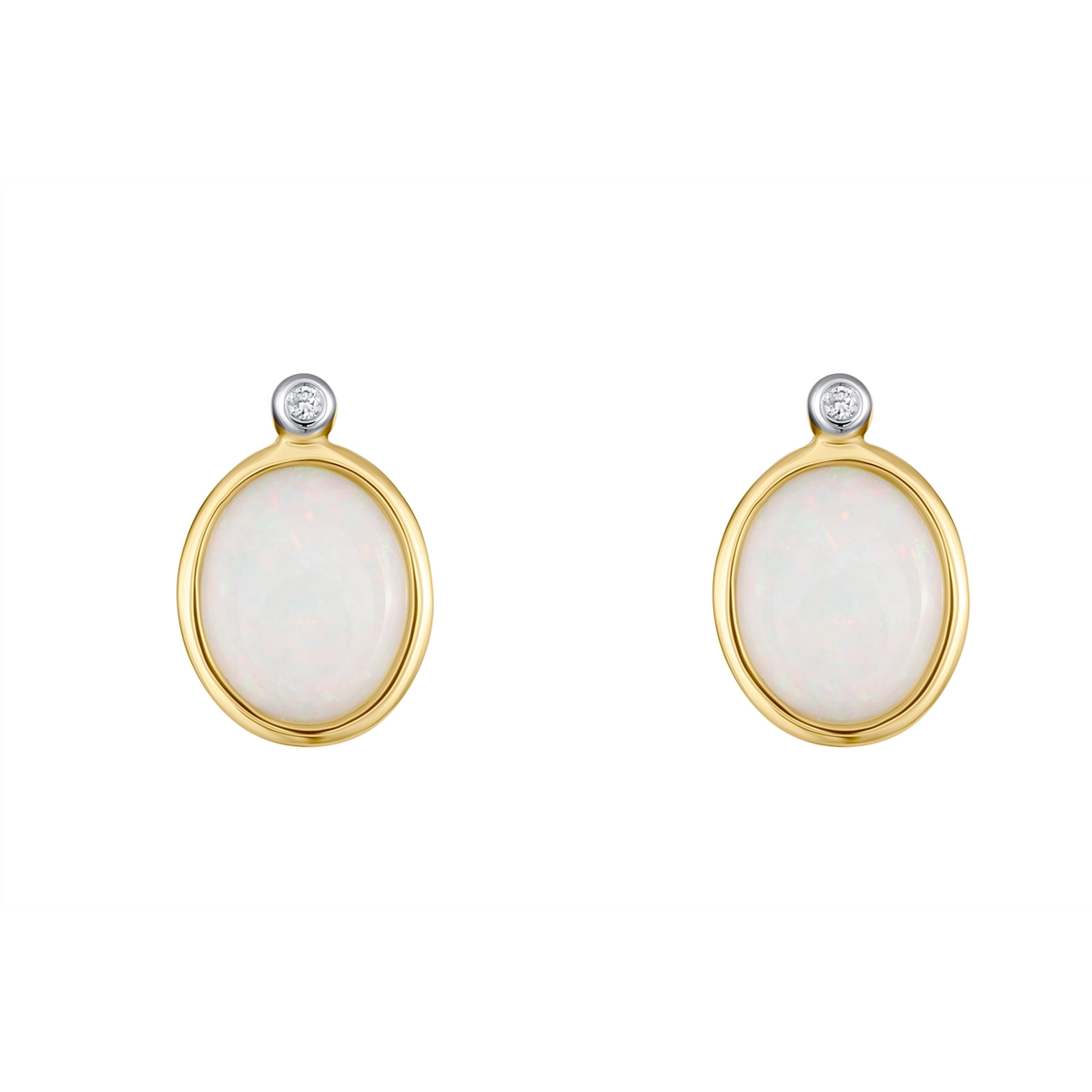 Earrings Earrings in Yellow Gold containing Opal, Multi-gemstone, Diamond 453634