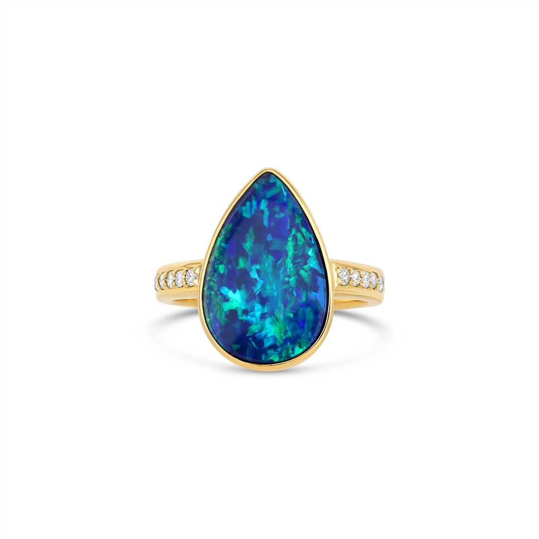 Rings Rings in Yellow Gold containing Opal, Multi-gemstone, Diamond 453640