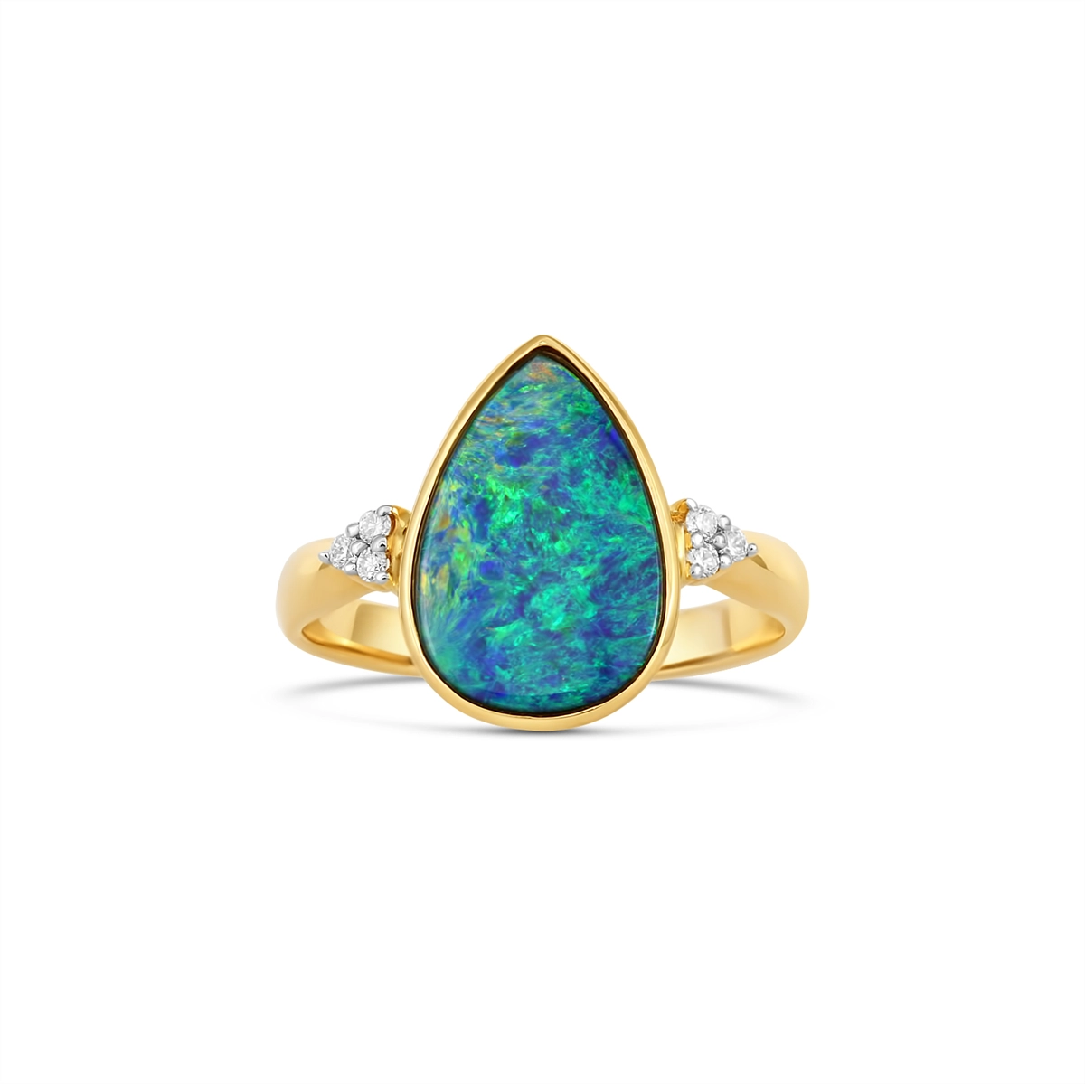 Rings Rings in Yellow Gold containing Opal, Multi-gemstone, Diamond 453642