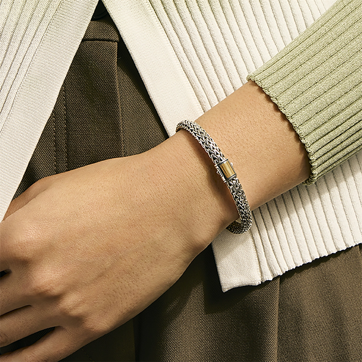 John Hardy Bracelets in Mixed Metals BUZZ990904XUM