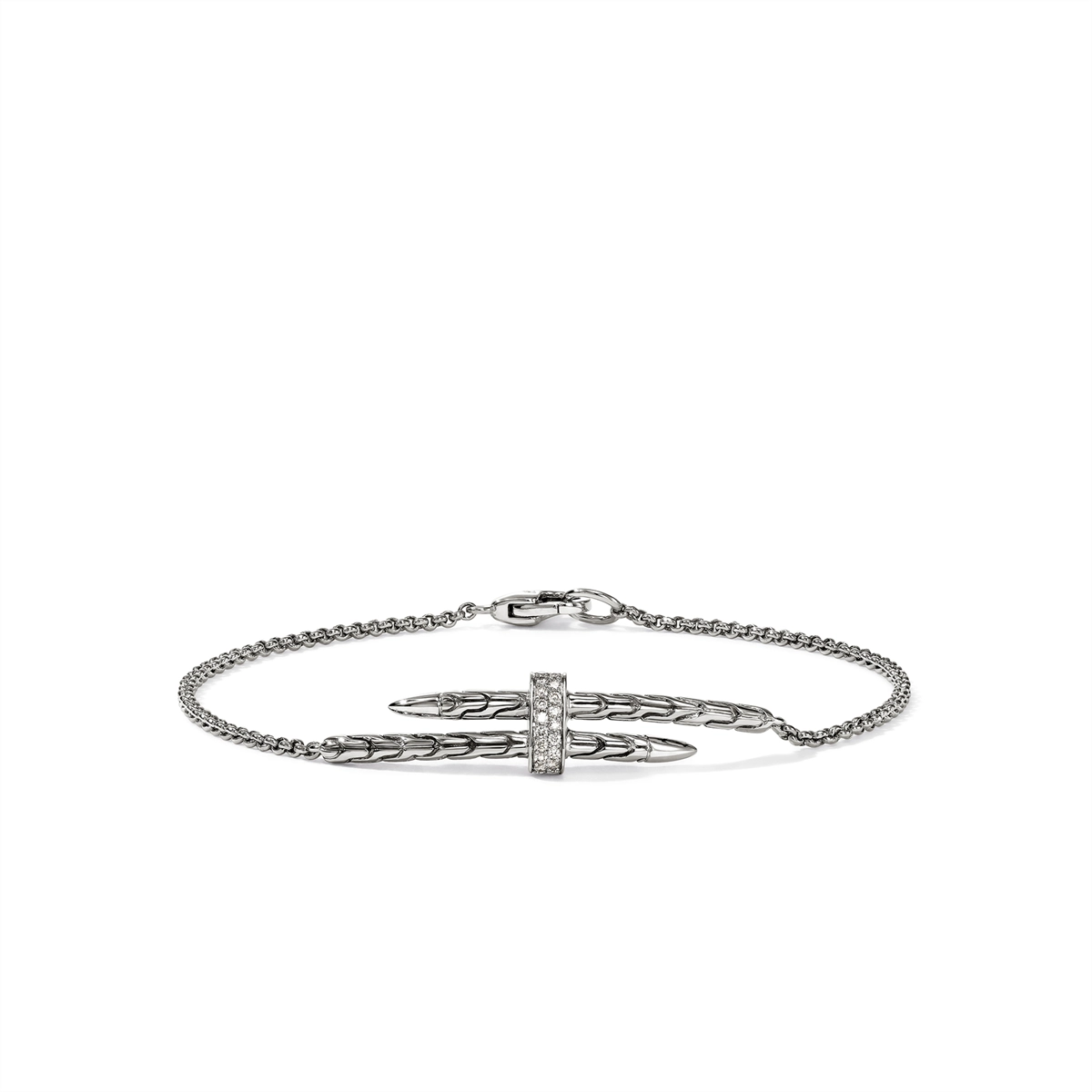 John Hardy Bracelets in Silver containing Diamond BUP989572DIXUM