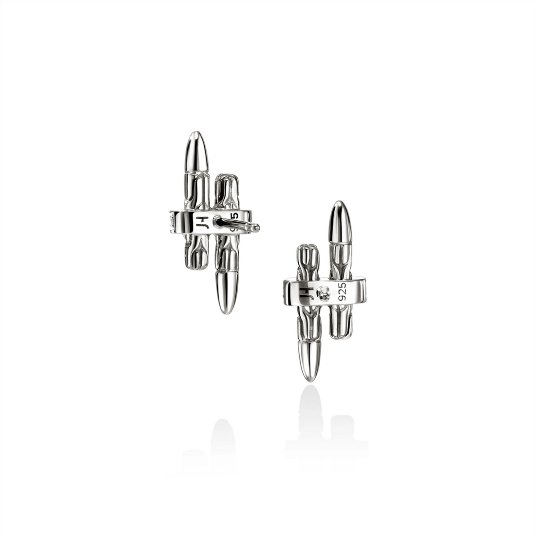 John Hardy Earrings in Silver containing Diamond EBP989562DI
