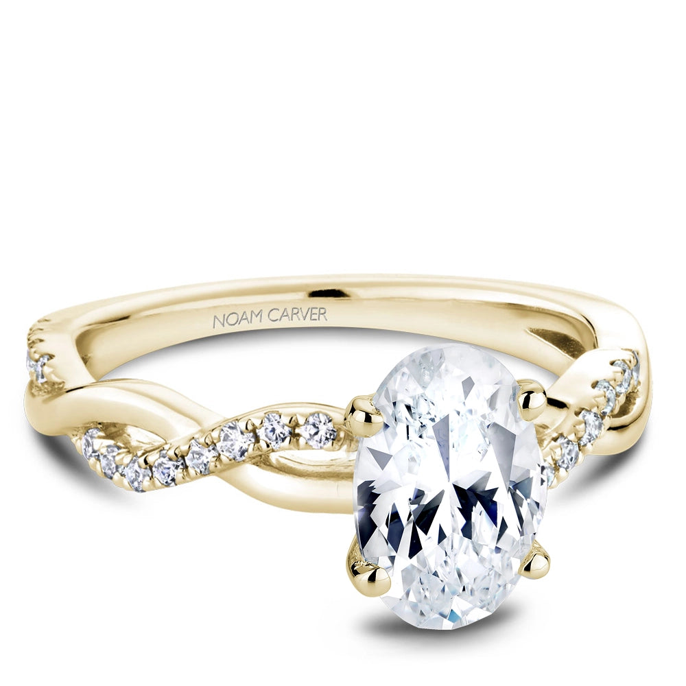 Noam Carver  Engagement in Yellow Gold 453673