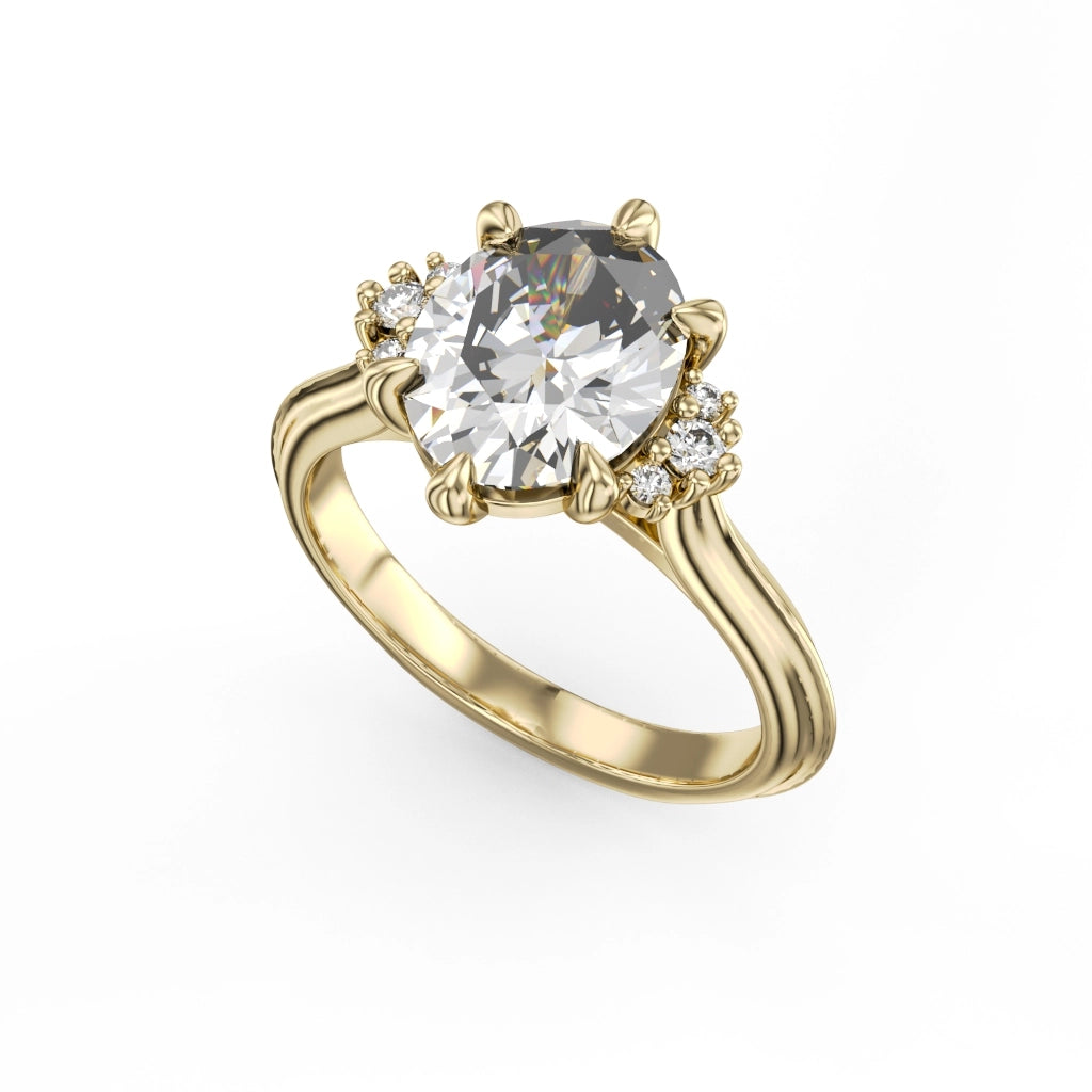 Noam Carver  Engagement in Yellow Gold B394-02YA