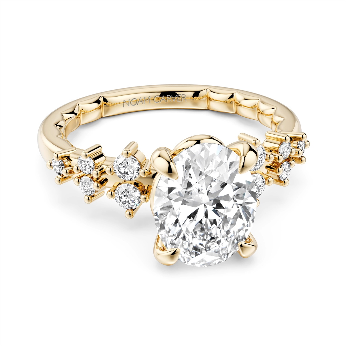 Noam Carver  Engagement Rings in Yellow Gold containing Diamond LU011-01YA18