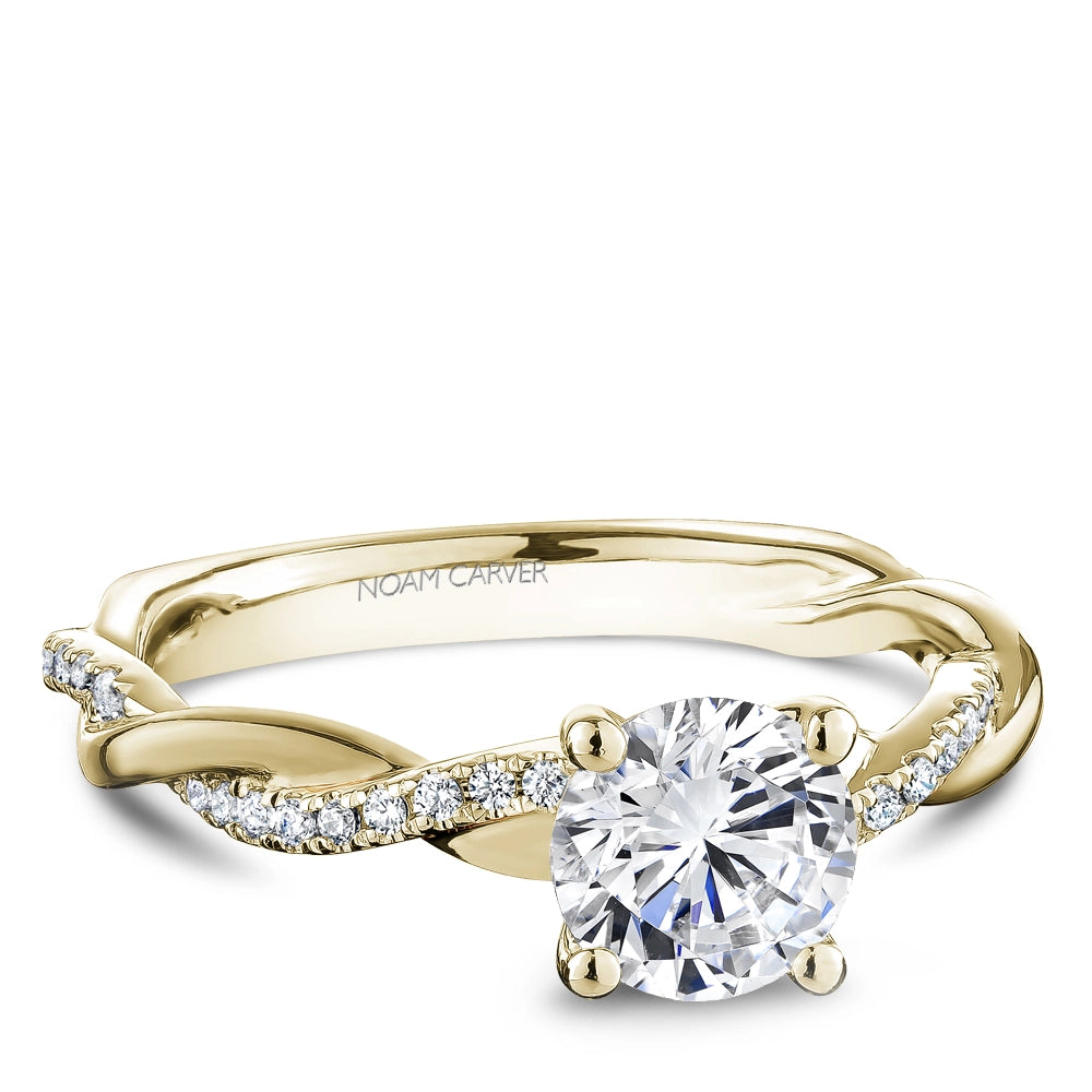 Noam Carver  Engagement in Yellow Gold 453681