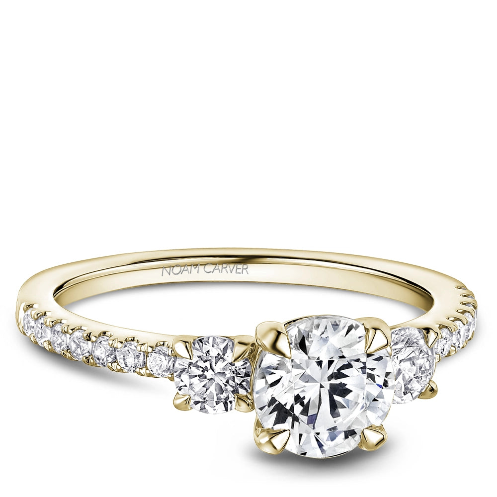 Noam Carver  Engagement in Yellow Gold 453684