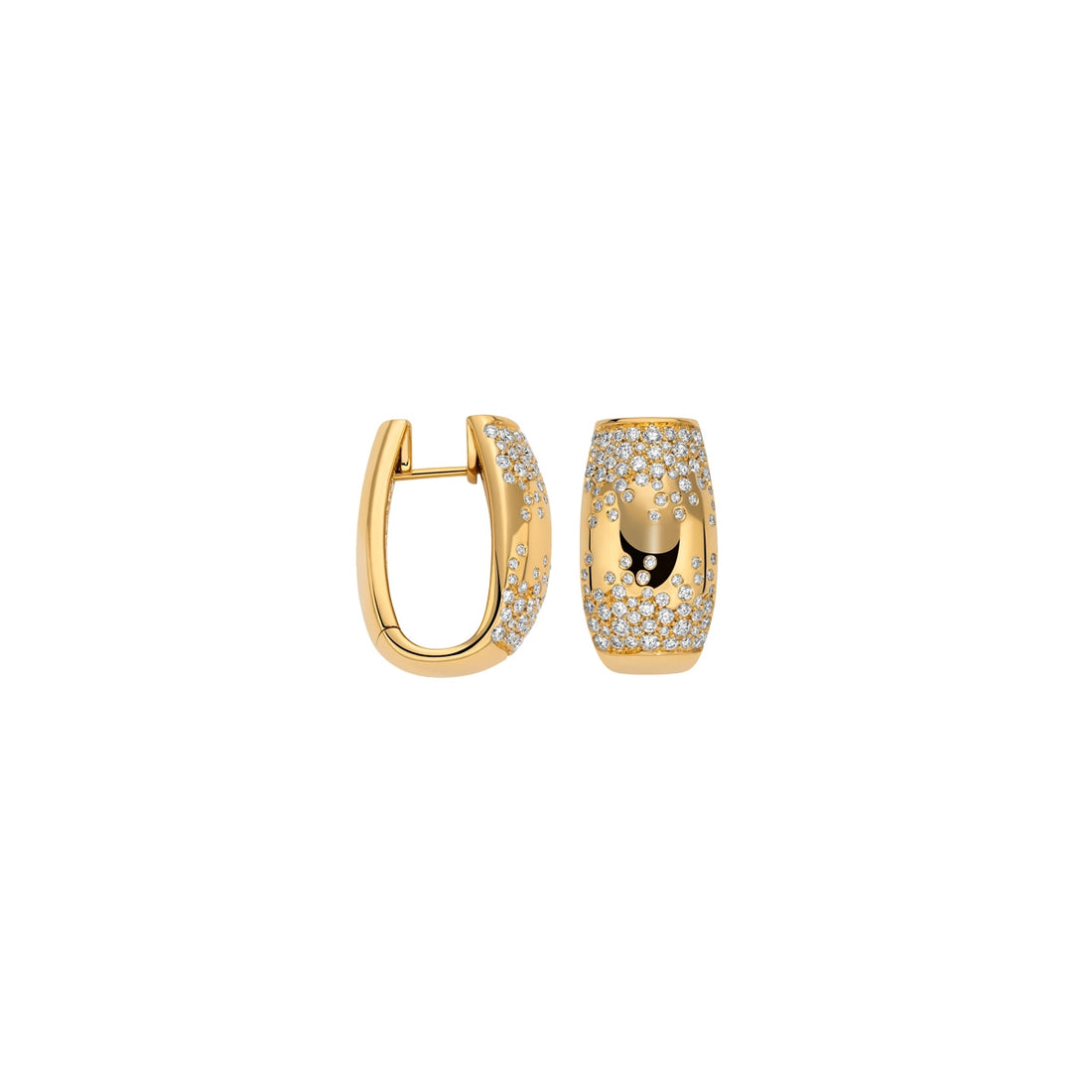 FOPE Earrings in Yellow Gold containing Diamond 45314OX_BB_G_XXX_000