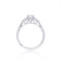 Tacori Engagement Rings in Platinum/Palladium containing Diamond 2668 OV 10X7