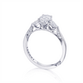 Tacori Engagement Rings in Platinum/Palladium containing Diamond 2668 OV 10X7