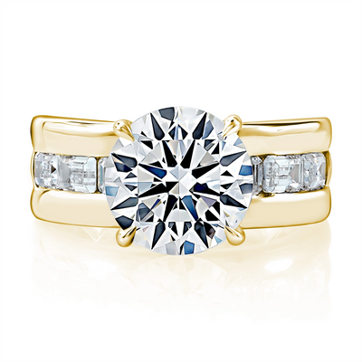 A. Jaffe Engagement Rings in Yellow Gold containing Diamond MECRD3616Q/532