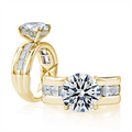 A. Jaffe Engagement Rings in Yellow Gold containing Diamond MECRD3616Q/532