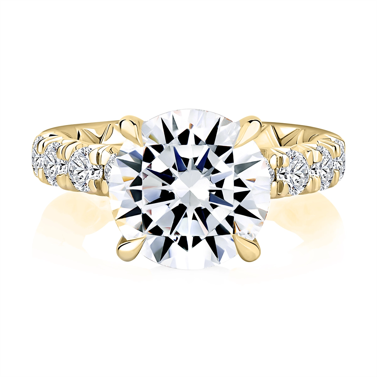 A. Jaffe Engagement Rings in Yellow Gold containing Diamond MECRD3584Q/606