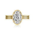 A. Jaffe Engagement Rings in Yellow Gold containing Diamond MECOV3723Q/313-14Y
