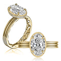 A. Jaffe Engagement Rings in Yellow Gold containing Diamond MECOV3723Q/313-14Y