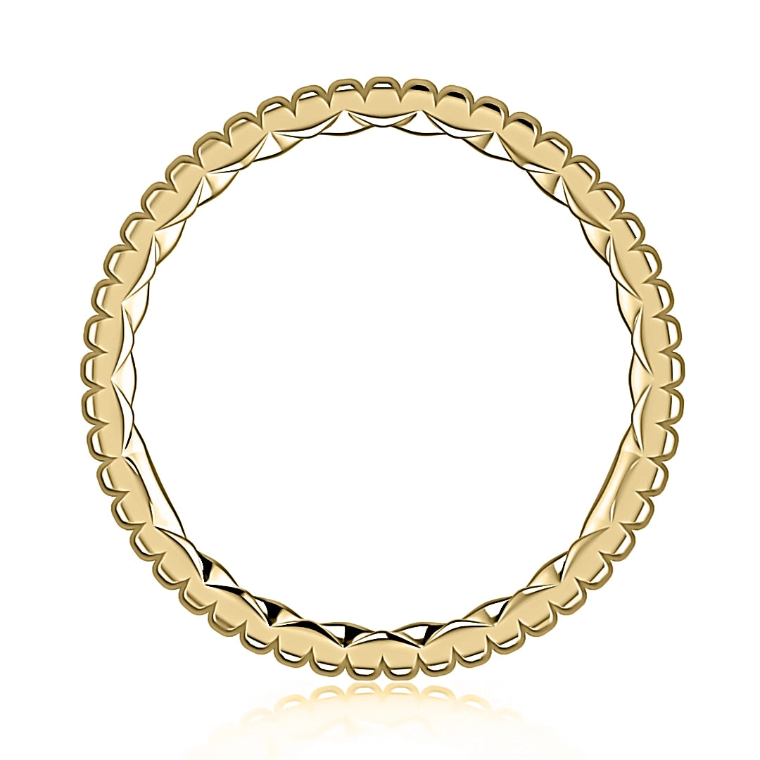 A. Jaffe Wedding Rings in Yellow Gold FR3841Q/PL