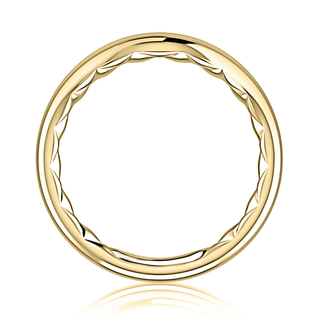 A. Jaffe Wedding Rings in Yellow Gold FR3836Q/PL