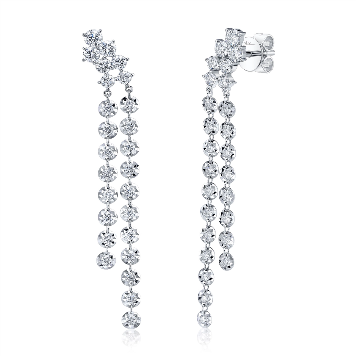 Earrings Earrings in White Gold containing Diamond 453865