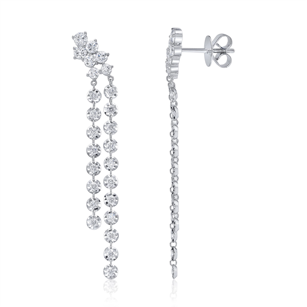 Earrings Earrings in White Gold containing Diamond 453865