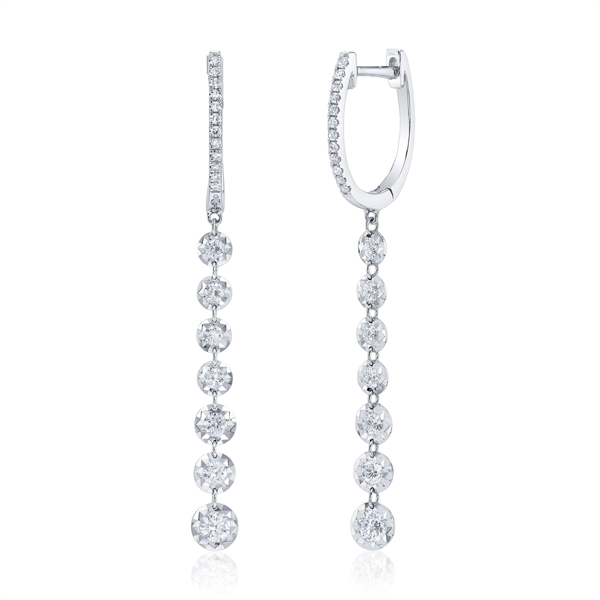 Earrings Earrings in White Gold containing Diamond 453866