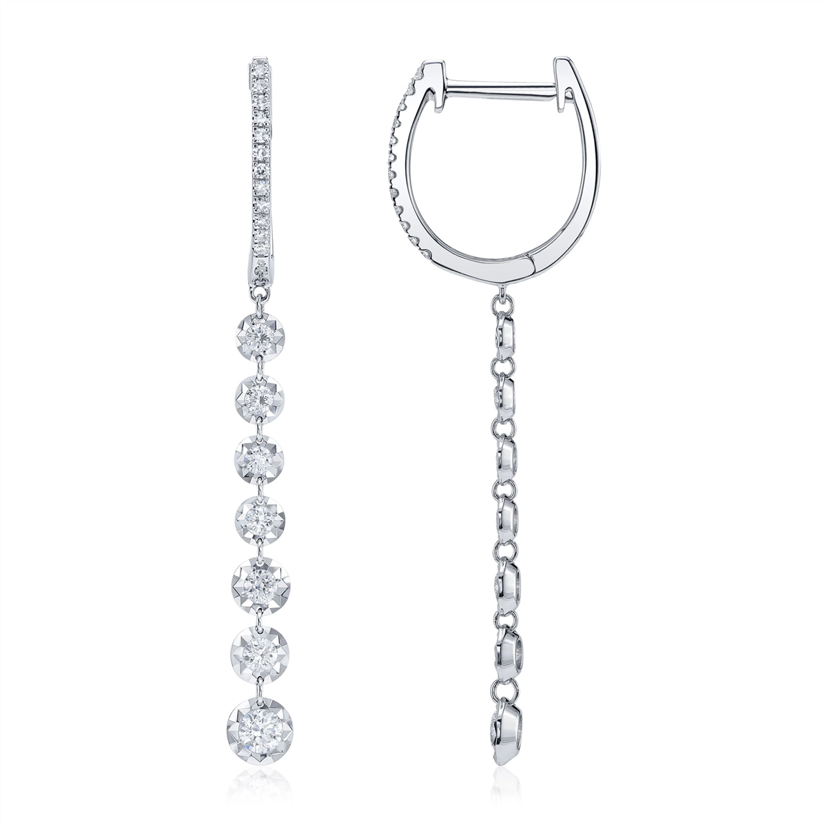 Earrings Earrings in White Gold containing Diamond 453866