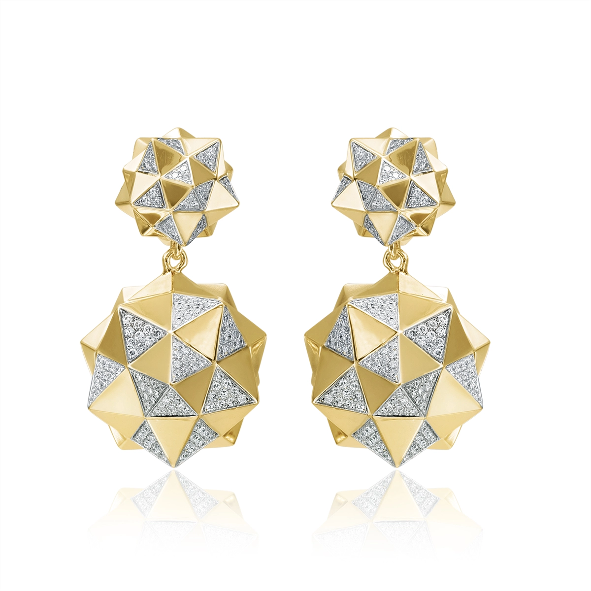 Earrings Earrings in Yellow Gold containing Diamond 453870
