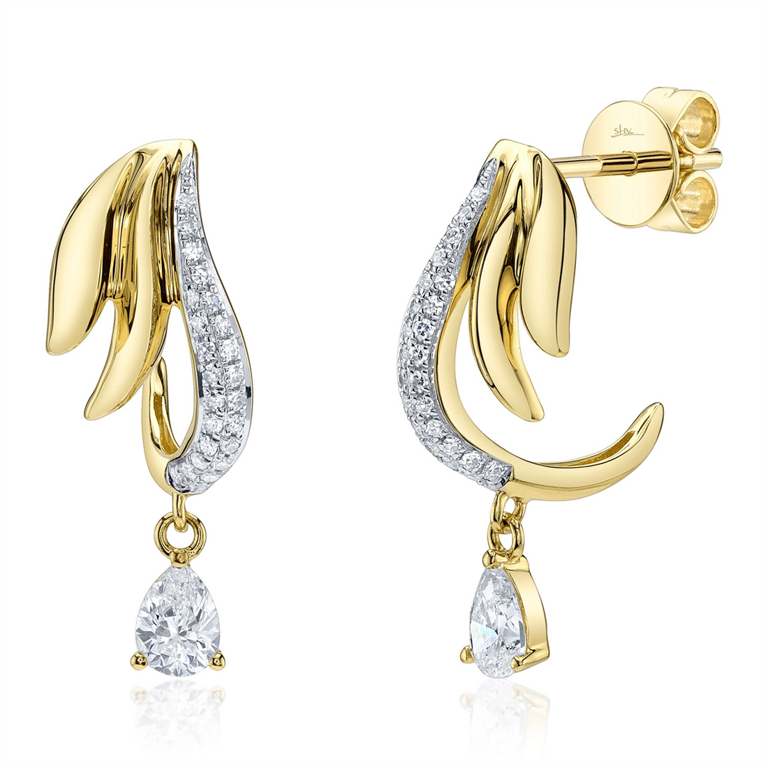 Earrings Earrings in Yellow Gold containing Diamond 453871