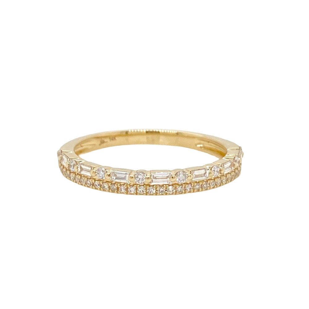 Wedding Bands Rings in Yellow Gold containing Diamond 453875