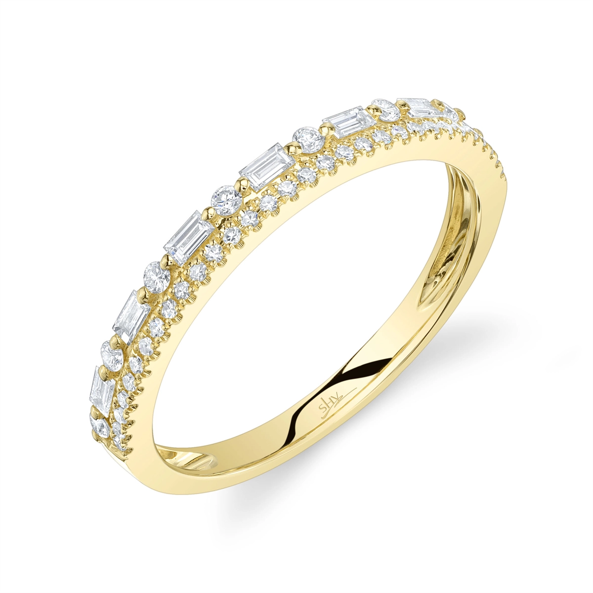 Wedding Bands Rings in Yellow Gold containing Diamond 453875