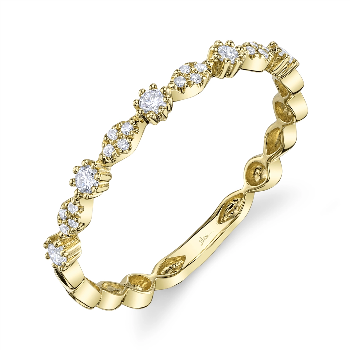 Wedding Bands Wedding Rings in Yellow Gold containing Diamond 453876