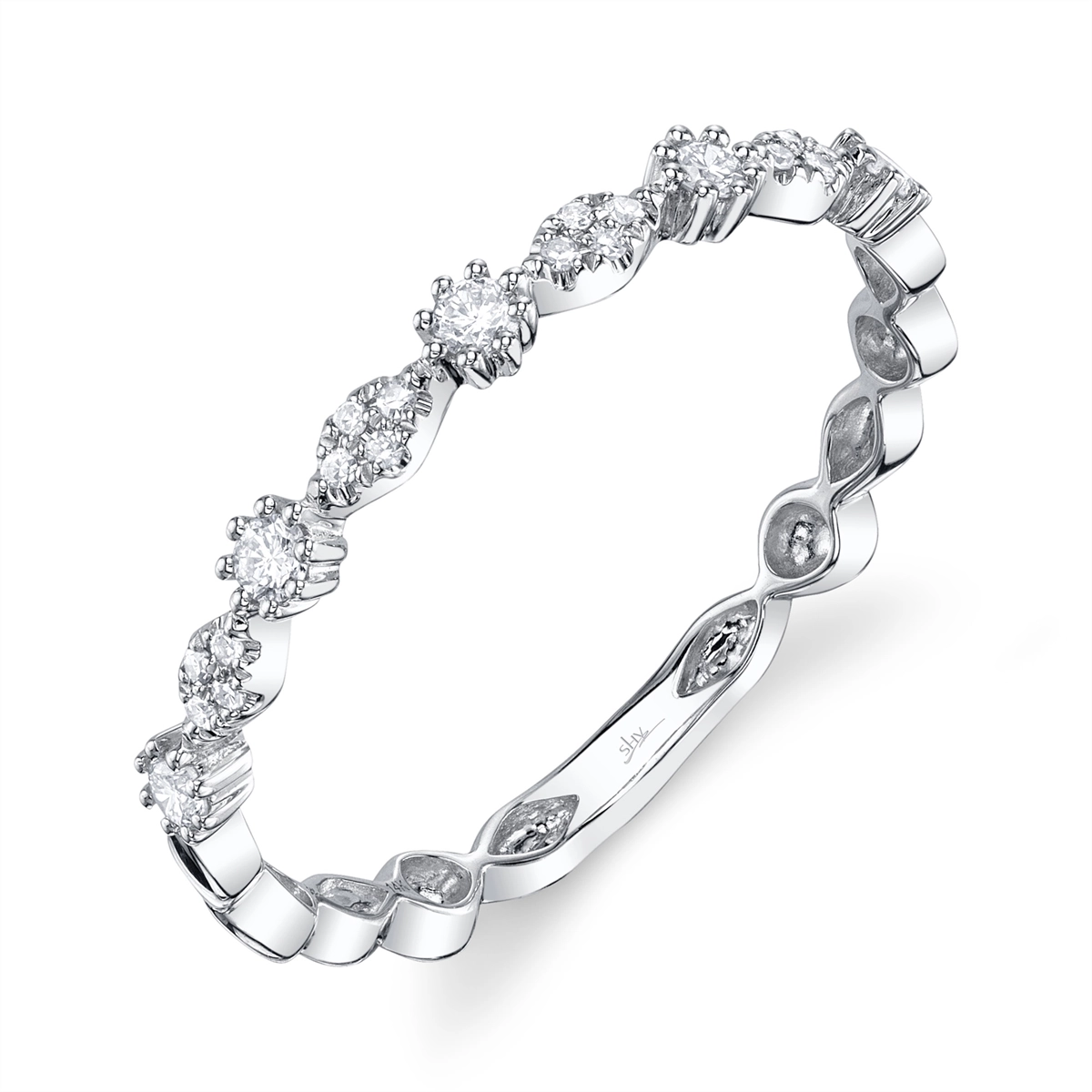 Wedding Bands Wedding Rings in White Gold containing Diamond 453877