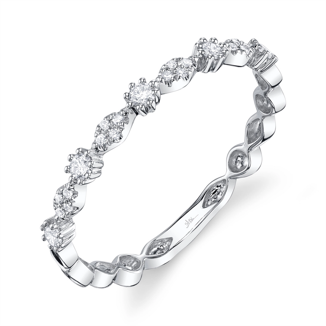 Wedding Bands Wedding Rings in White Gold containing Diamond 453877