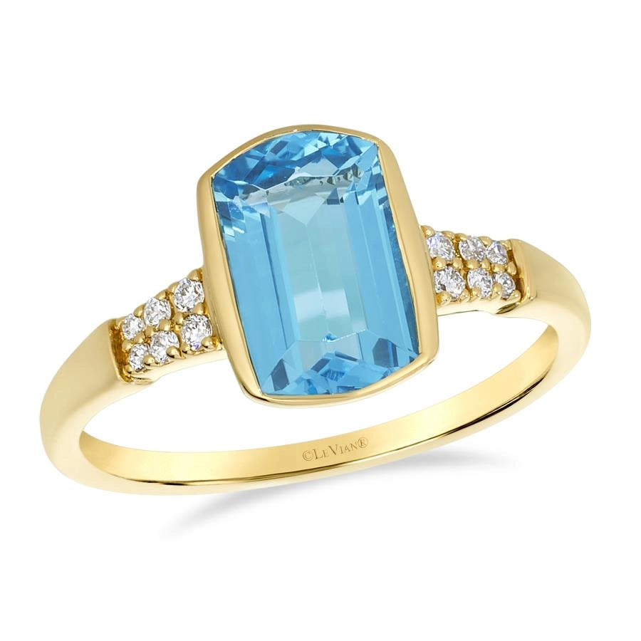 Le Vian Rings in Yellow Gold containing Blue topaz , Multi-gemstone, Diamond JOLE47