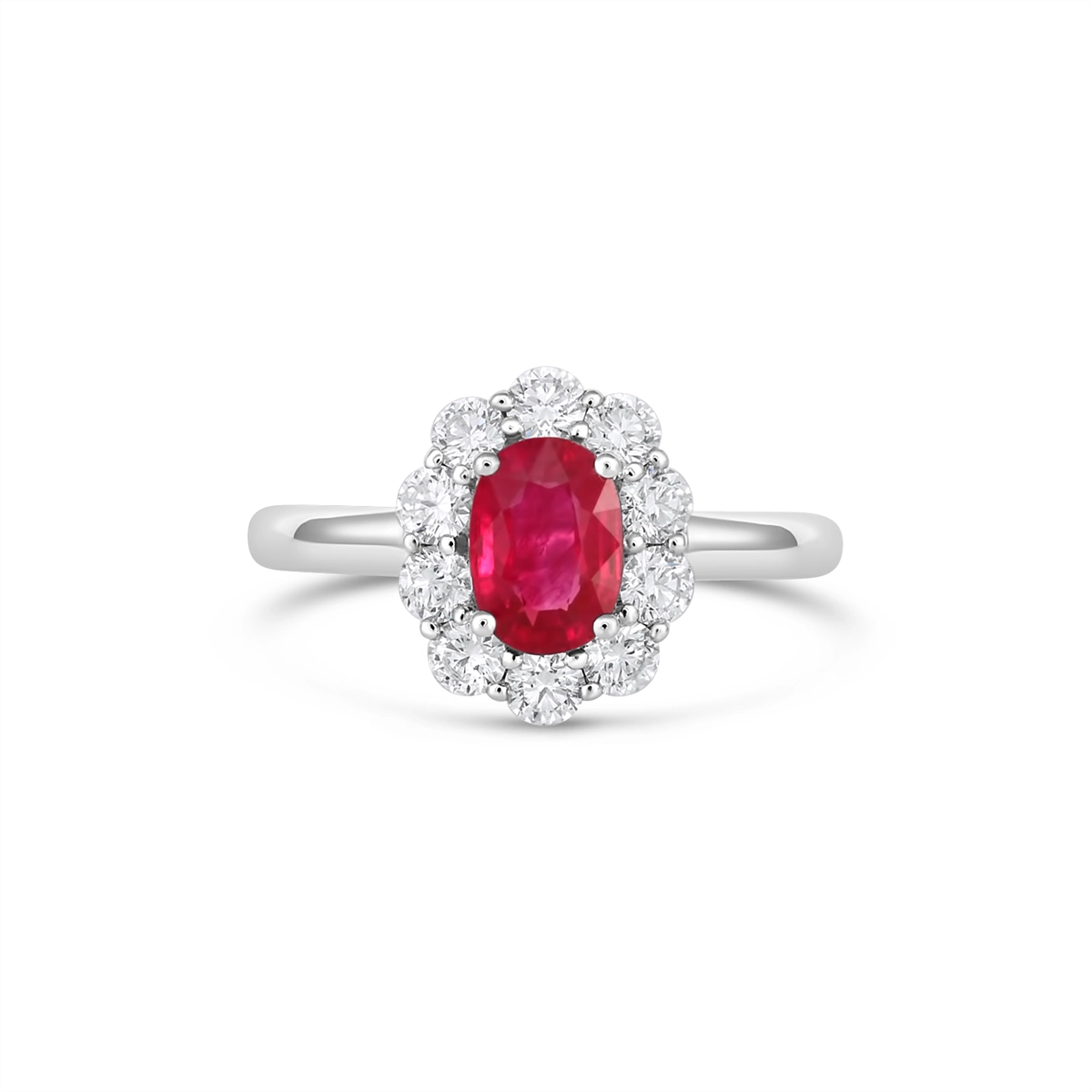 Rings Rings in White Gold containing Multi-gemstone, Diamond, Ruby 453992
