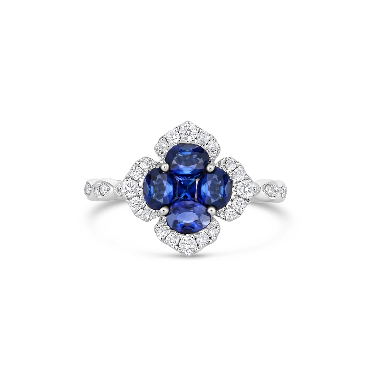 Rings Rings in White Gold containing Multi-gemstone, Diamond, Sapphire 453995