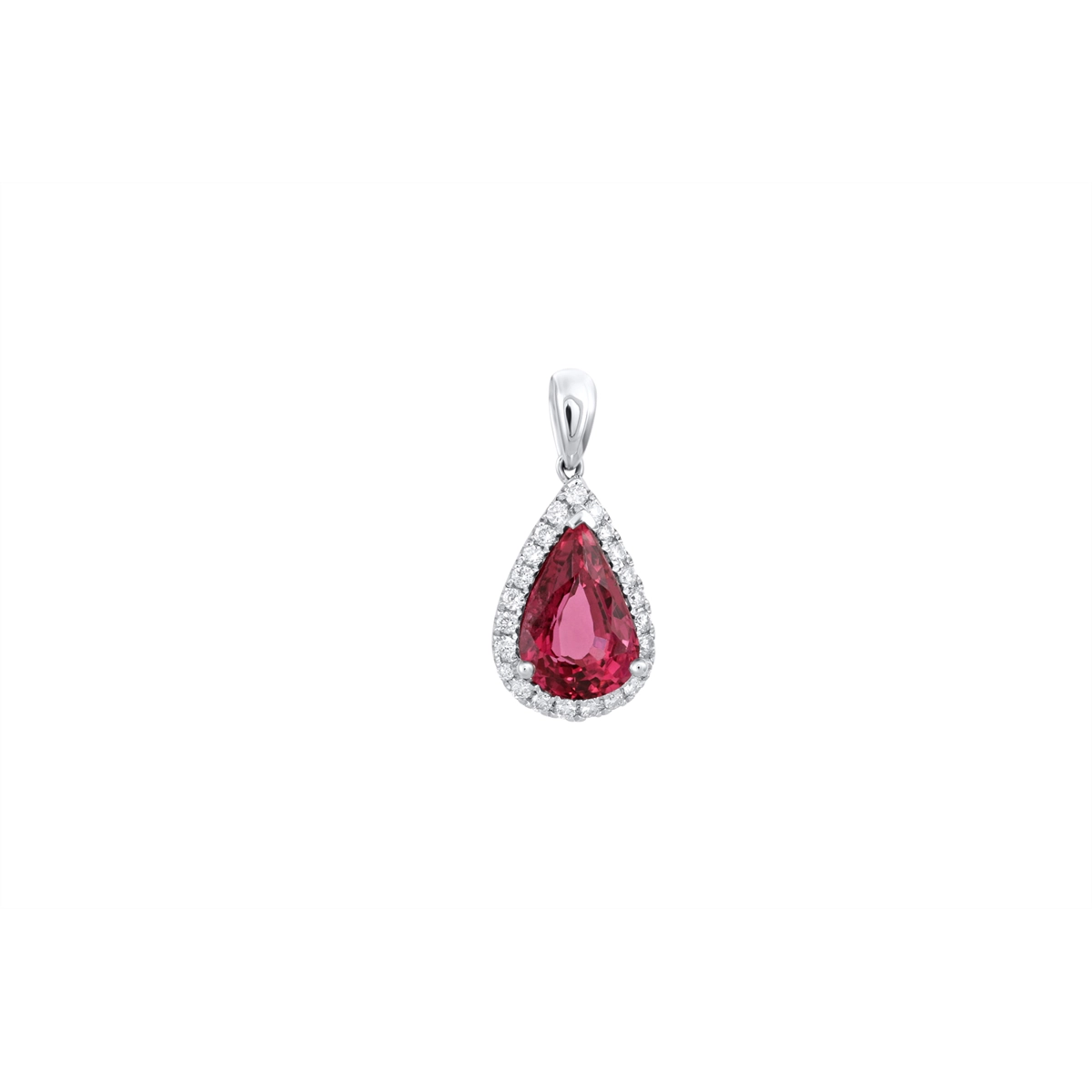 Pendants Pendants in White Gold containing Other, Multi-gemstone, Diamond 453998