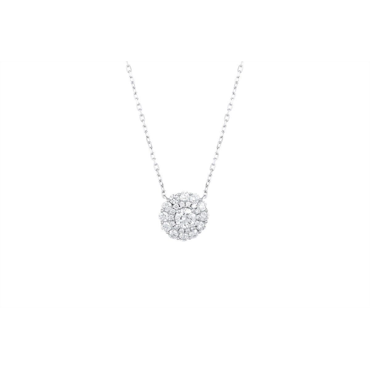 Necklaces Necklaces in White Gold containing Diamond 454005