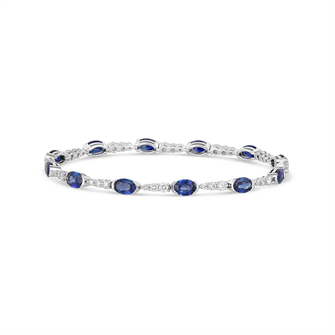 Bracelets Bracelets in White Gold containing Multi-gemstone, Diamond, Sapphire 454013