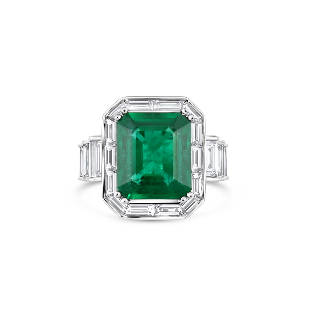 Rings Rings in White Gold containing Multi-gemstone, Diamond, Emerald WR10178-CUSTOM
