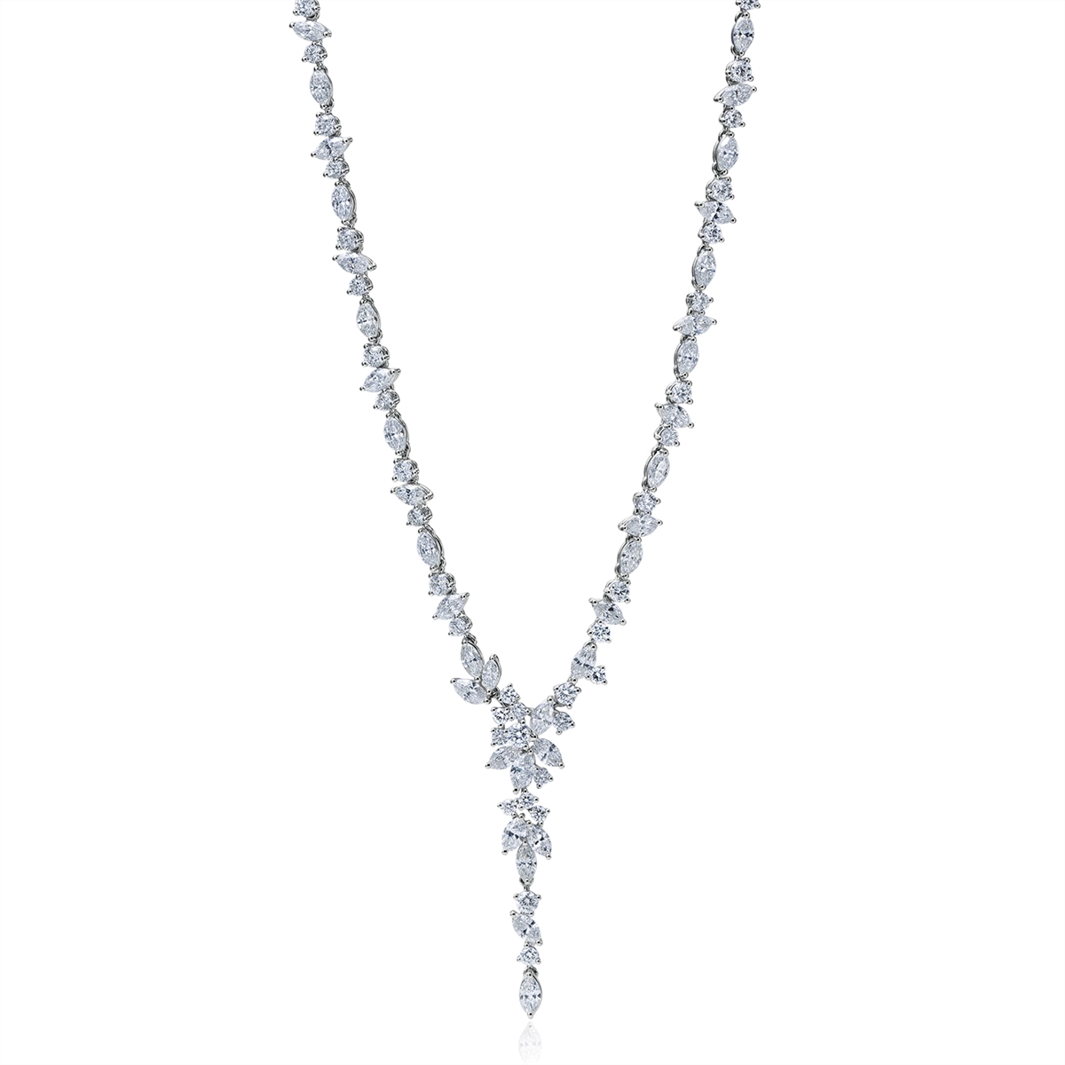 Necklaces Necklaces in White Gold containing Diamond 454017