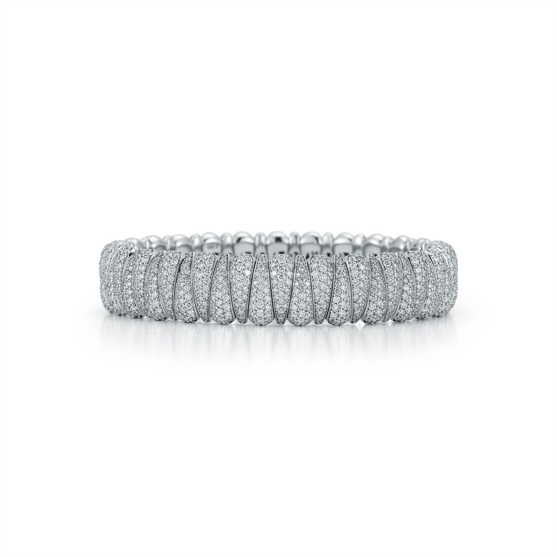 Extensible Bracelets in White Gold containing Diamond ART4XSFULLDBOB