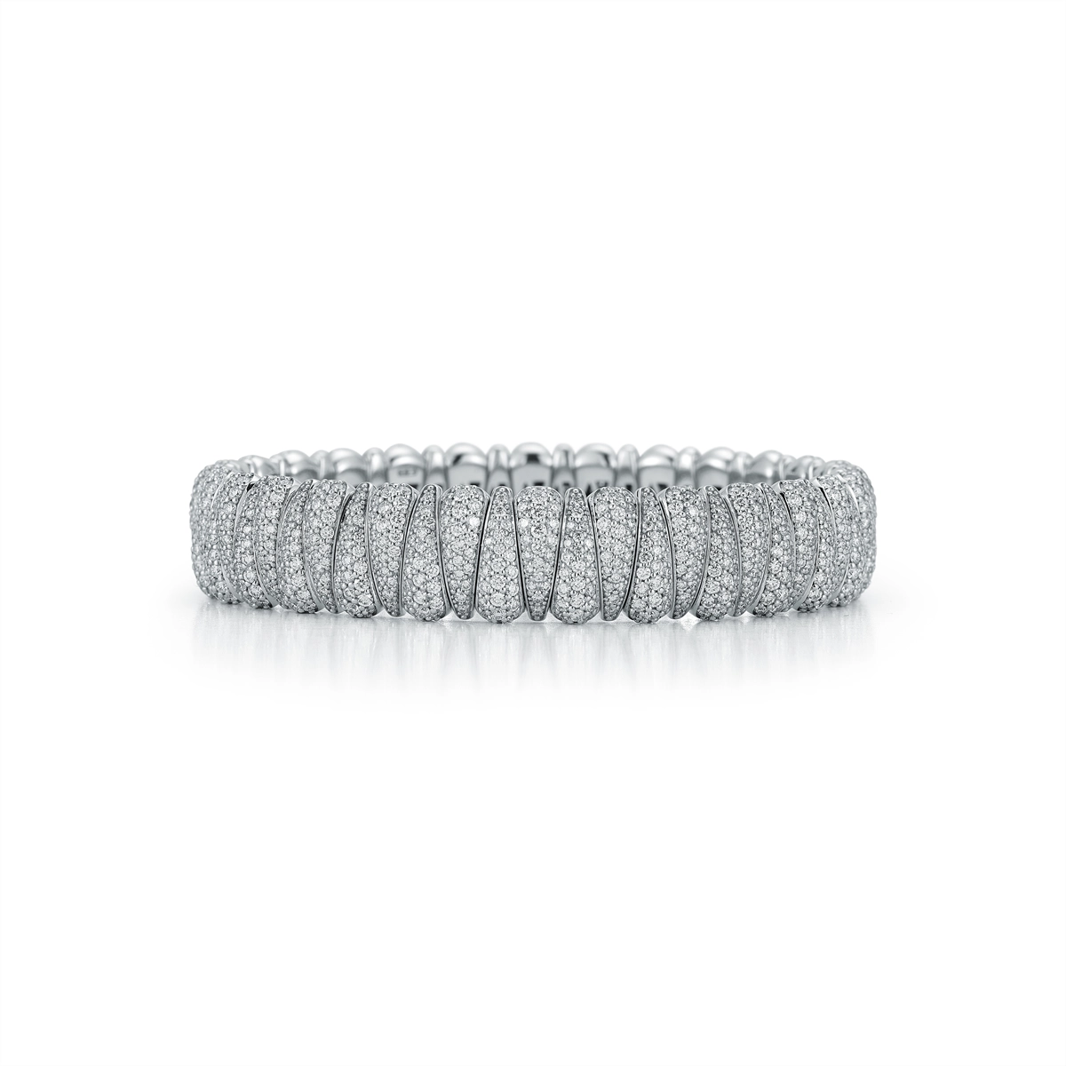 Extensible Bracelets in White Gold containing Diamond ART4XSFULLDBOB