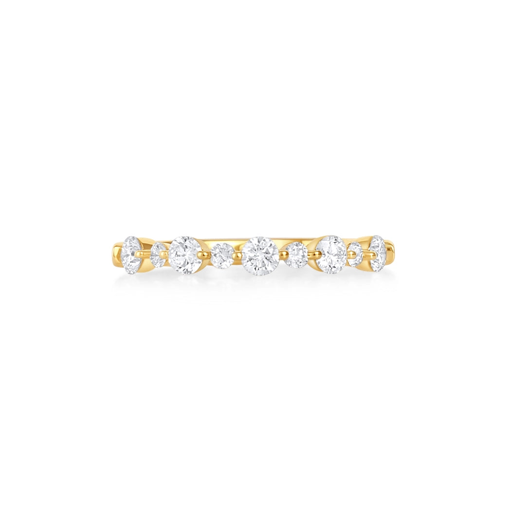 Wedding Bands Wedding Rings in Yellow Gold containing Diamond 454035