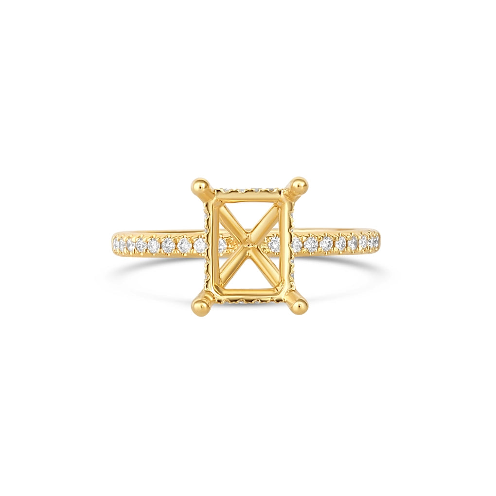 Engagement Collections Engagement Rings in Yellow Gold containing Diamond 454043