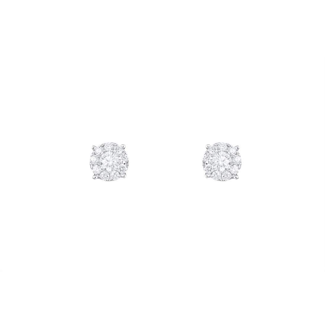Earrings Earrings in White Gold containing Diamond 454060