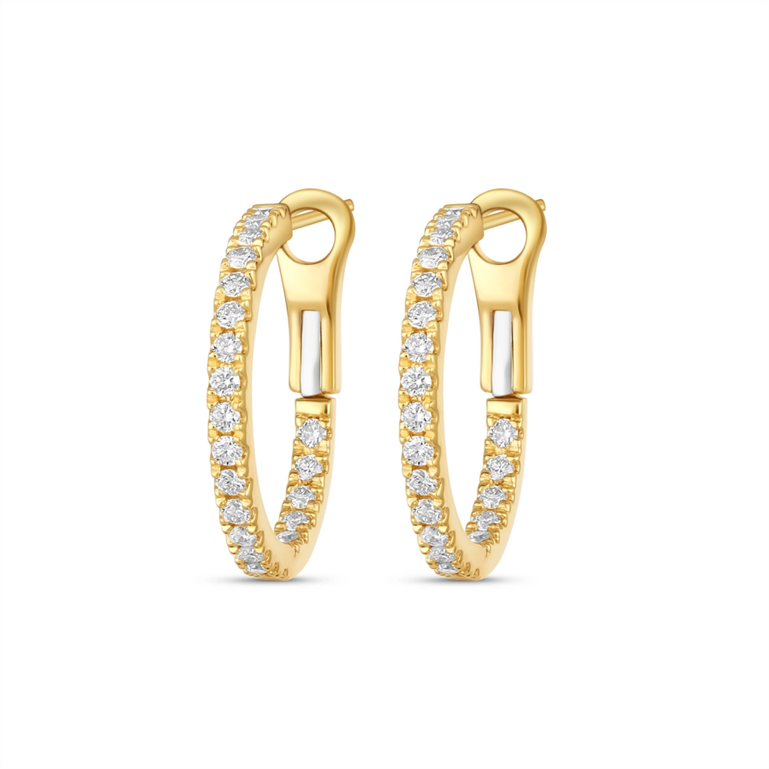 Earrings Earrings in Yellow Gold containing Diamond 454065