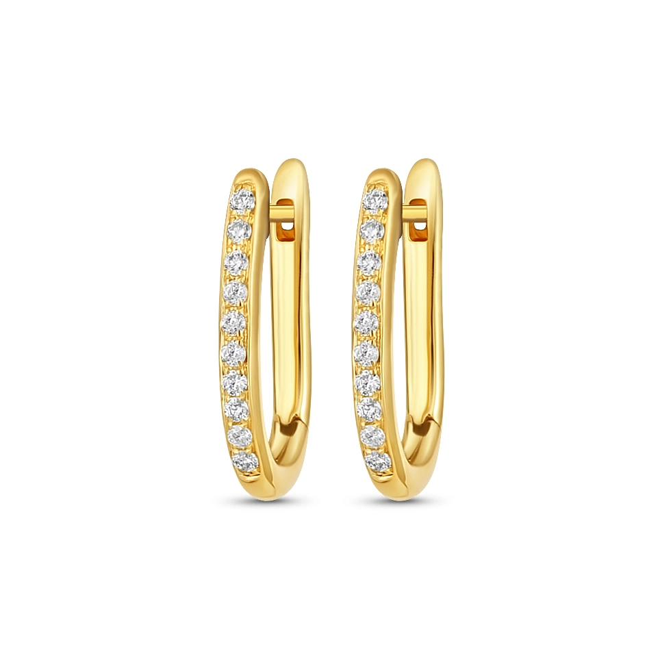 Earrings Earrings in Yellow Gold containing Diamond 454072